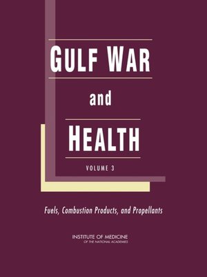 cover image of Gulf War and Health, Volume 3